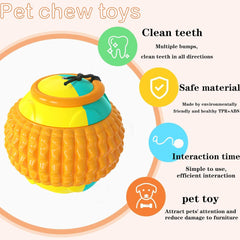 Dog Chew Toys Indestructible for Interactive Play Orange | Yoyo Ball