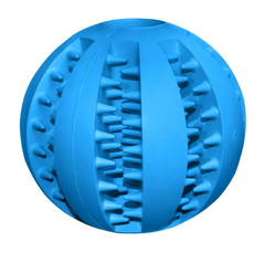 Food Dispensing Chew Ball for Dogs – Interactive, Durable Toy for Mental Stimulation, Play, and Healthy Eating, Non-Toxic and Easy to Use-Blue