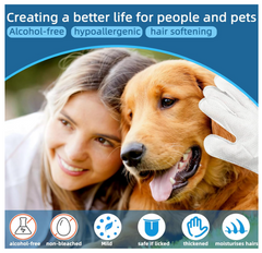 Pet Wipes Full Hand (Gloves) – 6 PCS Set of Thick Cleaning Gloves
