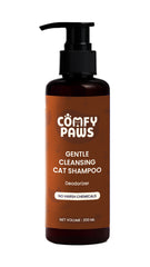 Comfy Paws Cat Shampoo | Gentle Cleansing & Deodorizing | No Harsh Chemicals | Soft, Shiny Coat | For Persian & All Breeds, Kittens to Adults